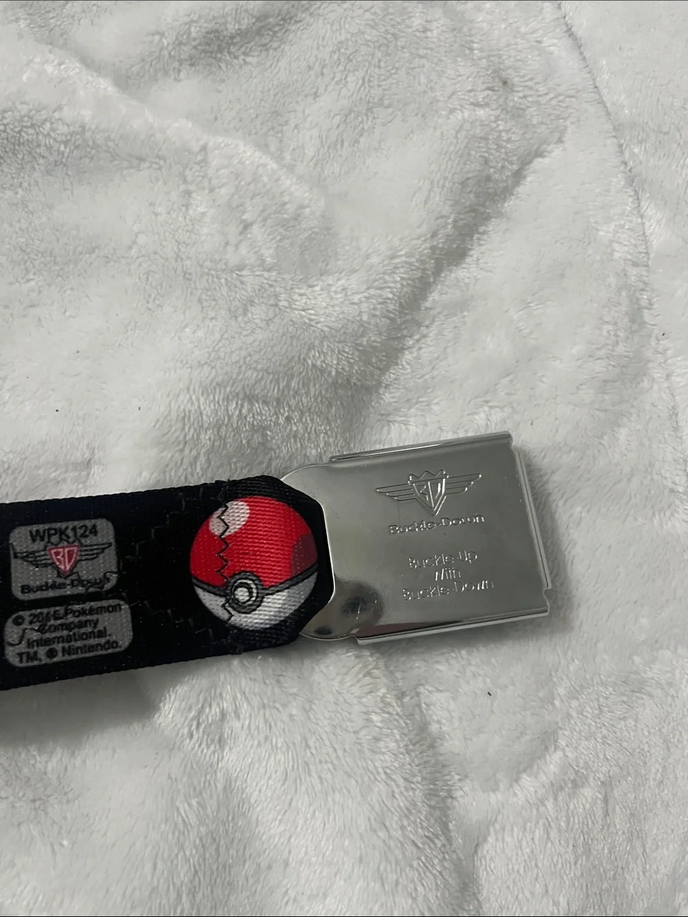 Buckle Down Pokemon Seatbelt Style Boys Belt